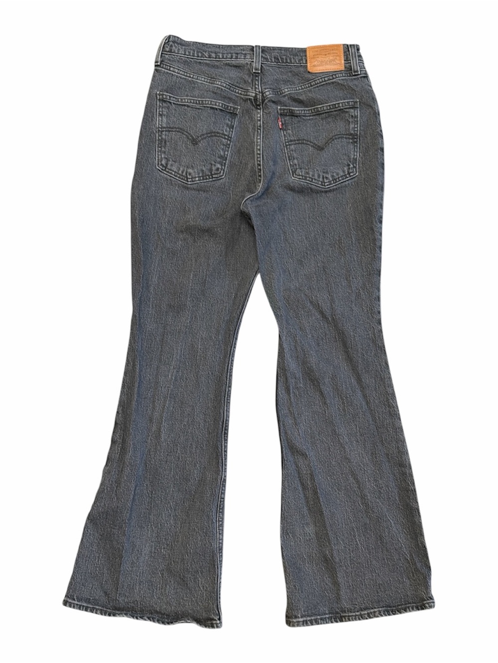Levi’s 70s High Rise Flare Black Jeans Retro Classic Womens Sz 29 - Picture 4 of 11